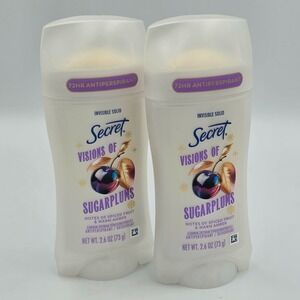 Secret Fresh Invisible Solid Deodorant for Women Sugarplum Spice 2.6oz (Pk of 2)